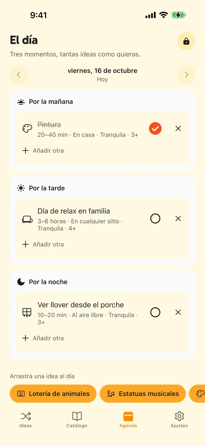 Planifica el día