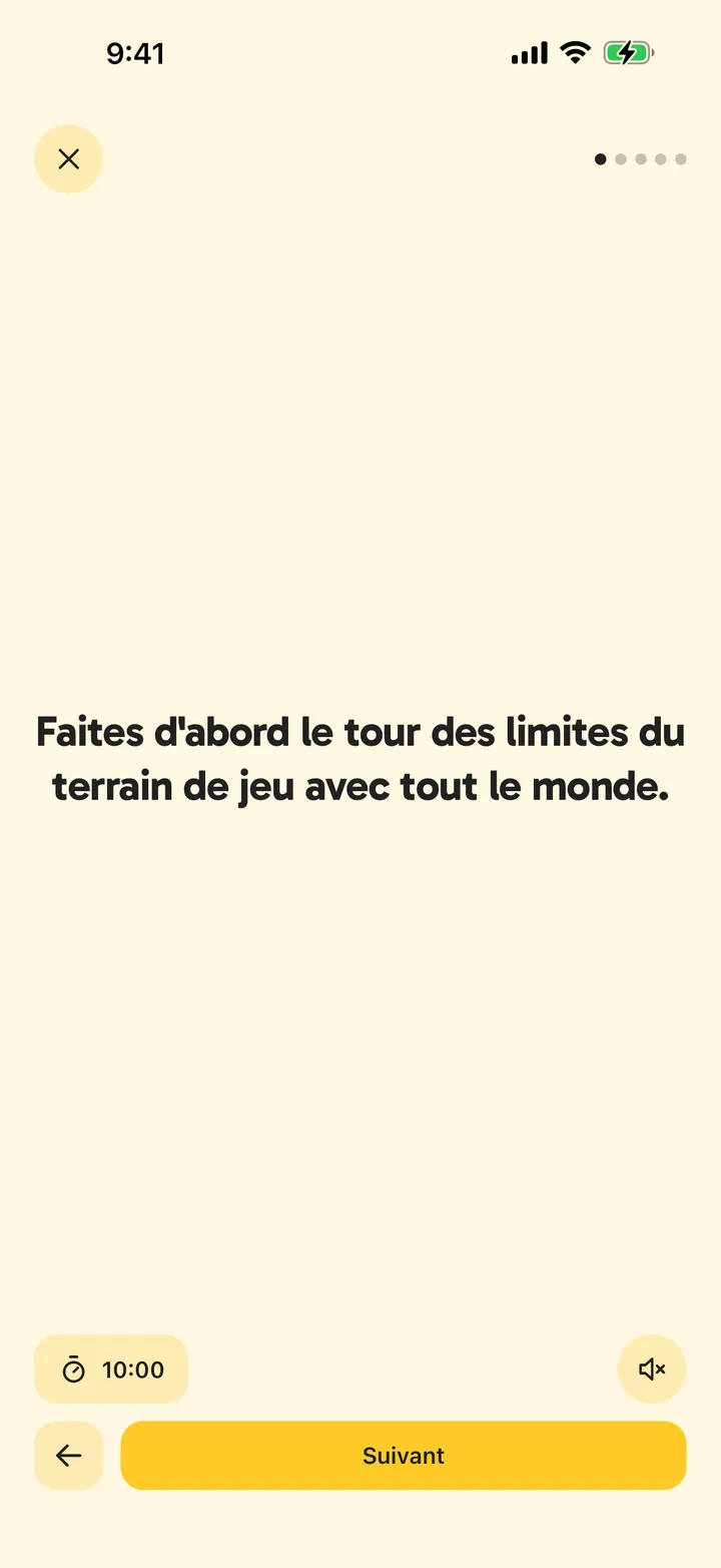 Jouez-la étape par étape